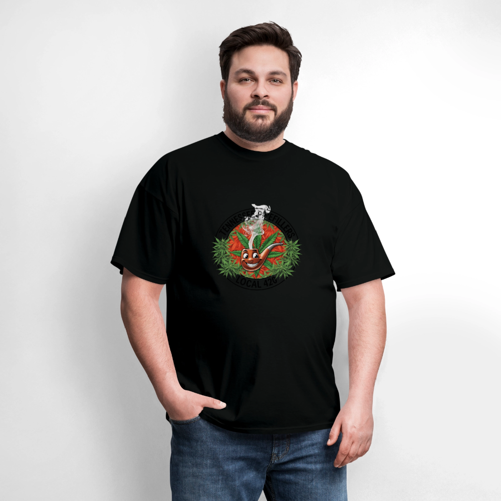 TENNESSEE PIPEFILLERS LOCAL 420 Men's T-Shirt - black