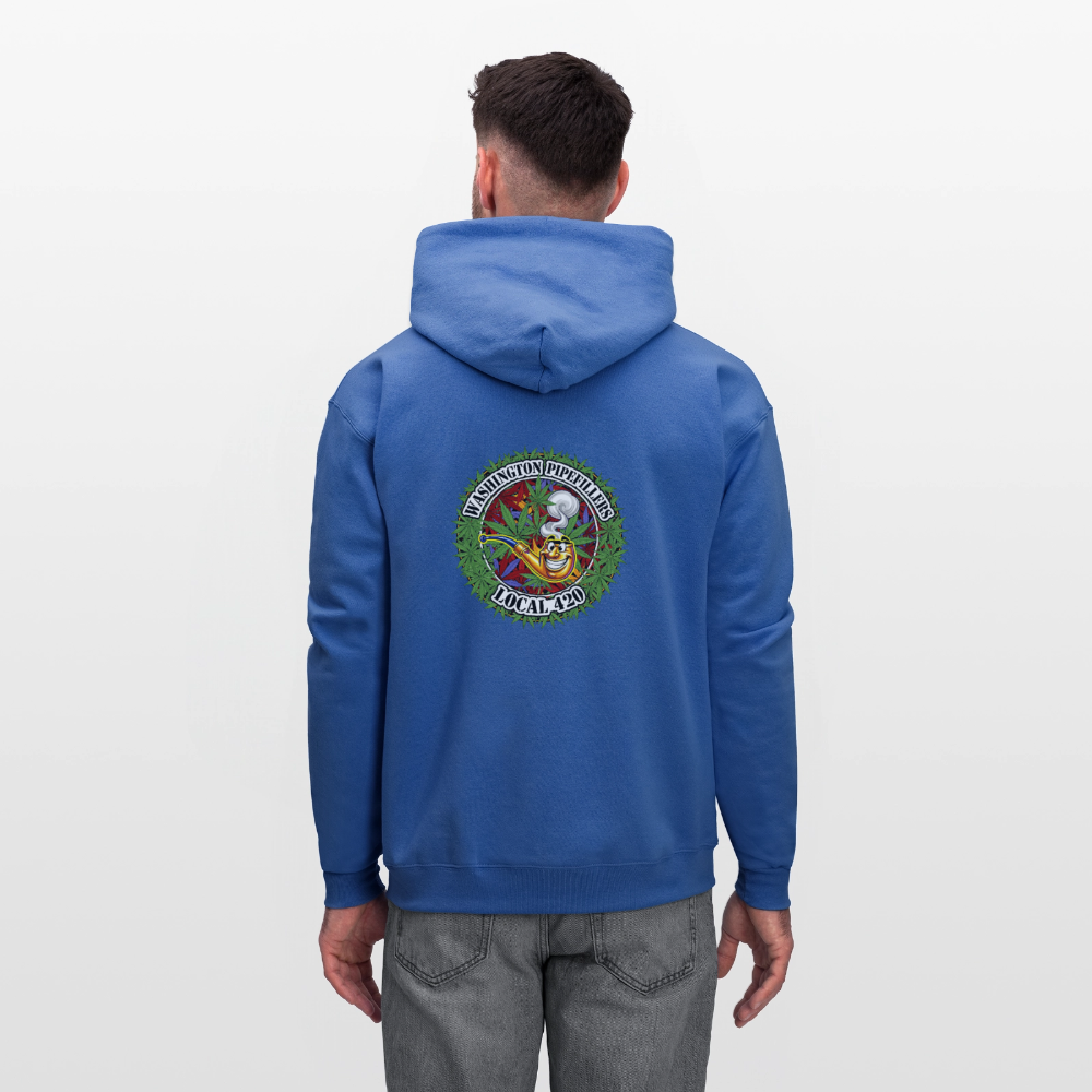 WASHINGTON PIPEFILLERS LOCAL 420 F/B DESIGN Men's Hoodie - royal blue