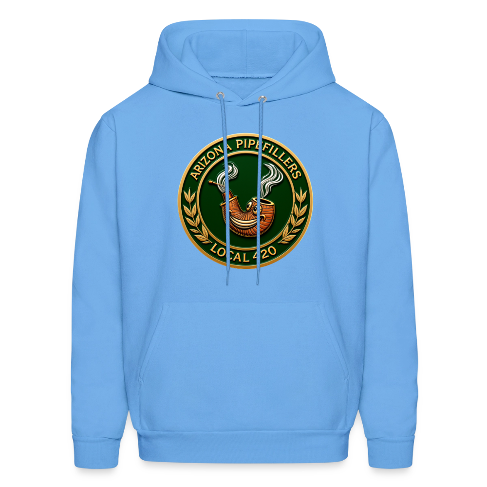 ARIZONIA PIPEFILLERS LOCAL 420 F/B DESIGN Men's Hoodie - carolina blue
