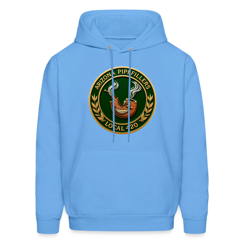 ARIZONIA PIPEFILLERS LOCAL 420 F/B DESIGN Men's Hoodie - carolina blue