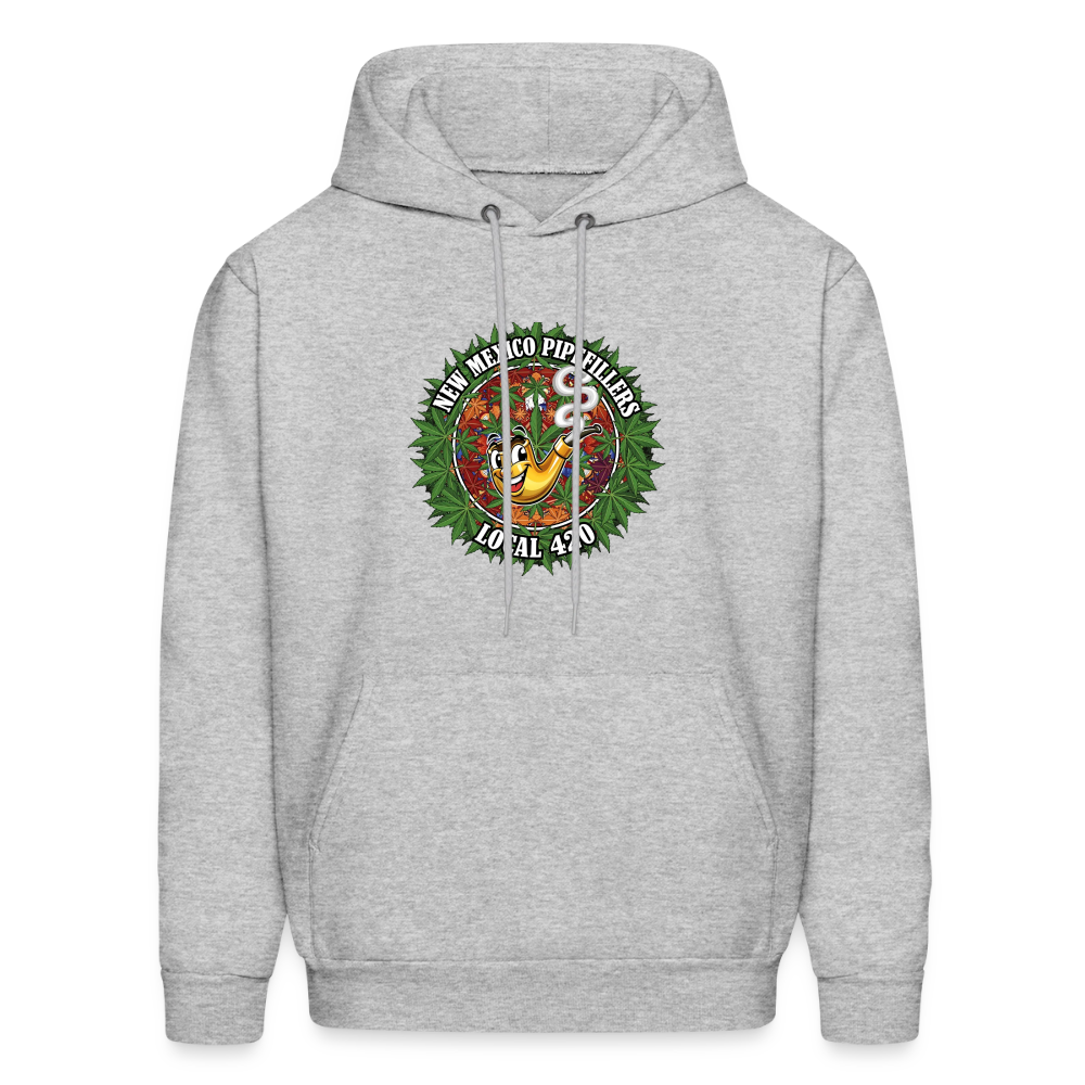 NEW MEXICO PIPEFILLERS LOCAL 420 Men's Hoodie - heather gray