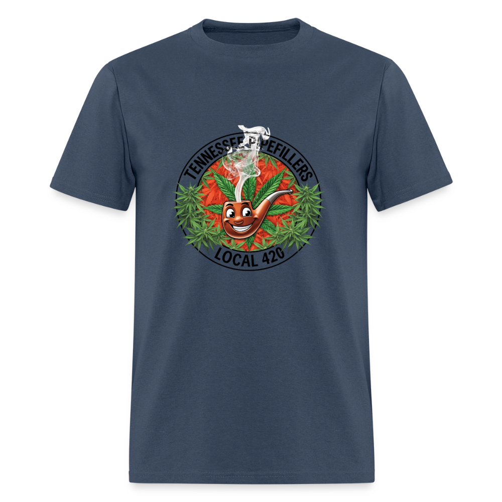 TENNESSEE PIPEFILLERS LOCAL 420 Men's T-Shirt -  blue dusk