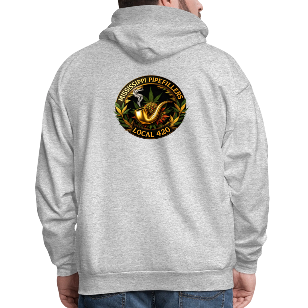 MISSISSIPPI PIPEFILLERS LOCAL 420 Men's Hoodie - heather gray