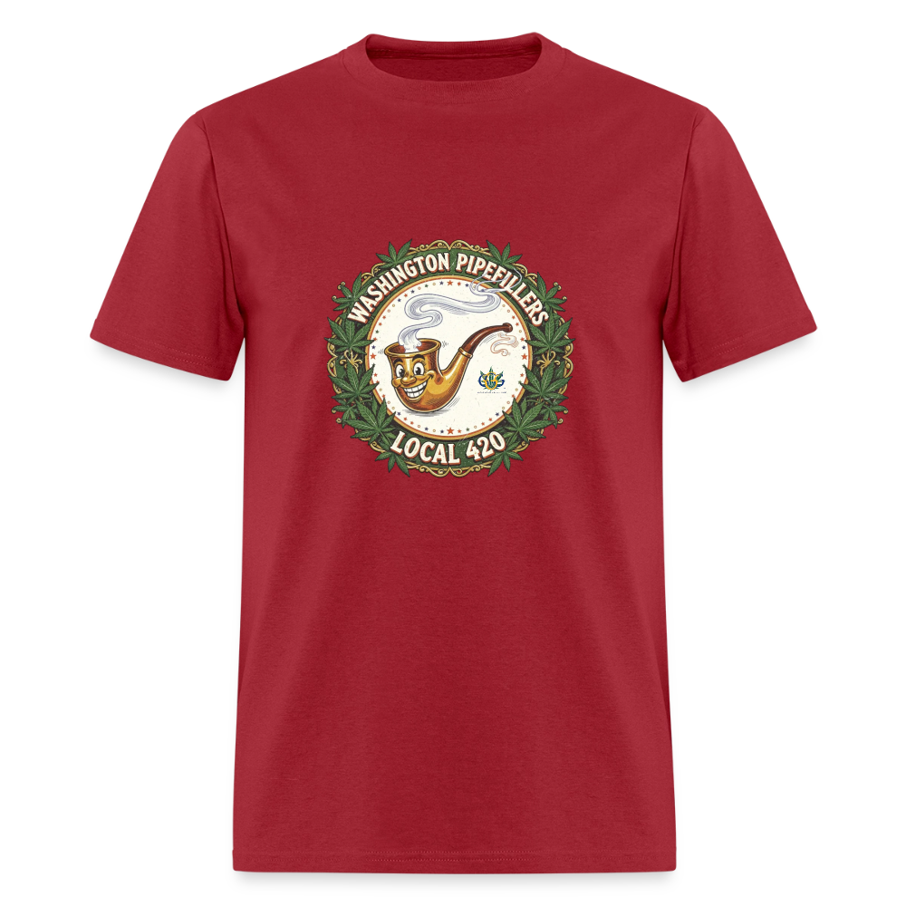 WASHINGTON PIPEFILLERS LOCAL 420 Men's T-Shirt - true red