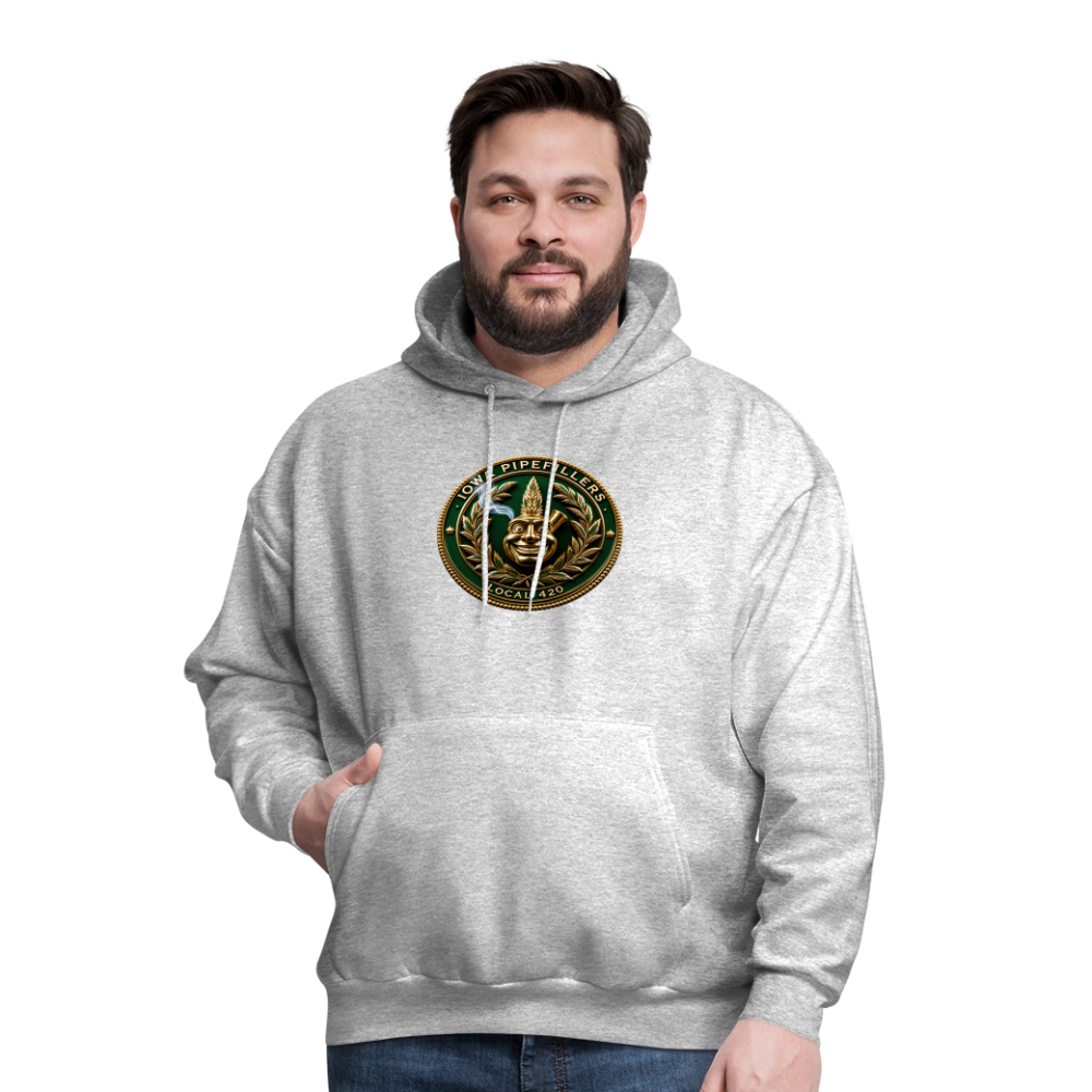 IOWA PIPEFILLERS LOCAL 420 F/B DESIGN Men's Hoodie - heather gray