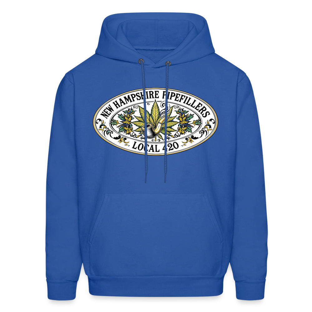 NEW HAMPSHIRE PIPEFILLERS LOCAL 420 Men's Hoodie - royal blue