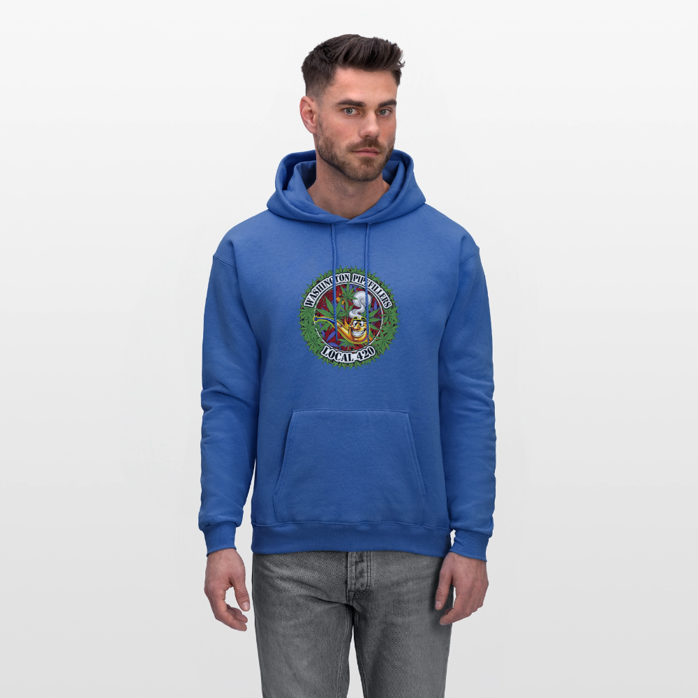 WASHINGTON PIPEFILLERS LOCAL 420 Men's Hoodie - royal blue