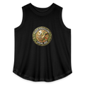 OHIO PIPEFILLERS LOCAL 420  F/B DESIGNS Women's Curvy Relaxed Tank Top - black