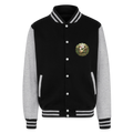 WYOMING PIPEFILLERS LOCAL 420 / 4 EMBLEM Unisex College Sweat Jacket - black/heather grey
