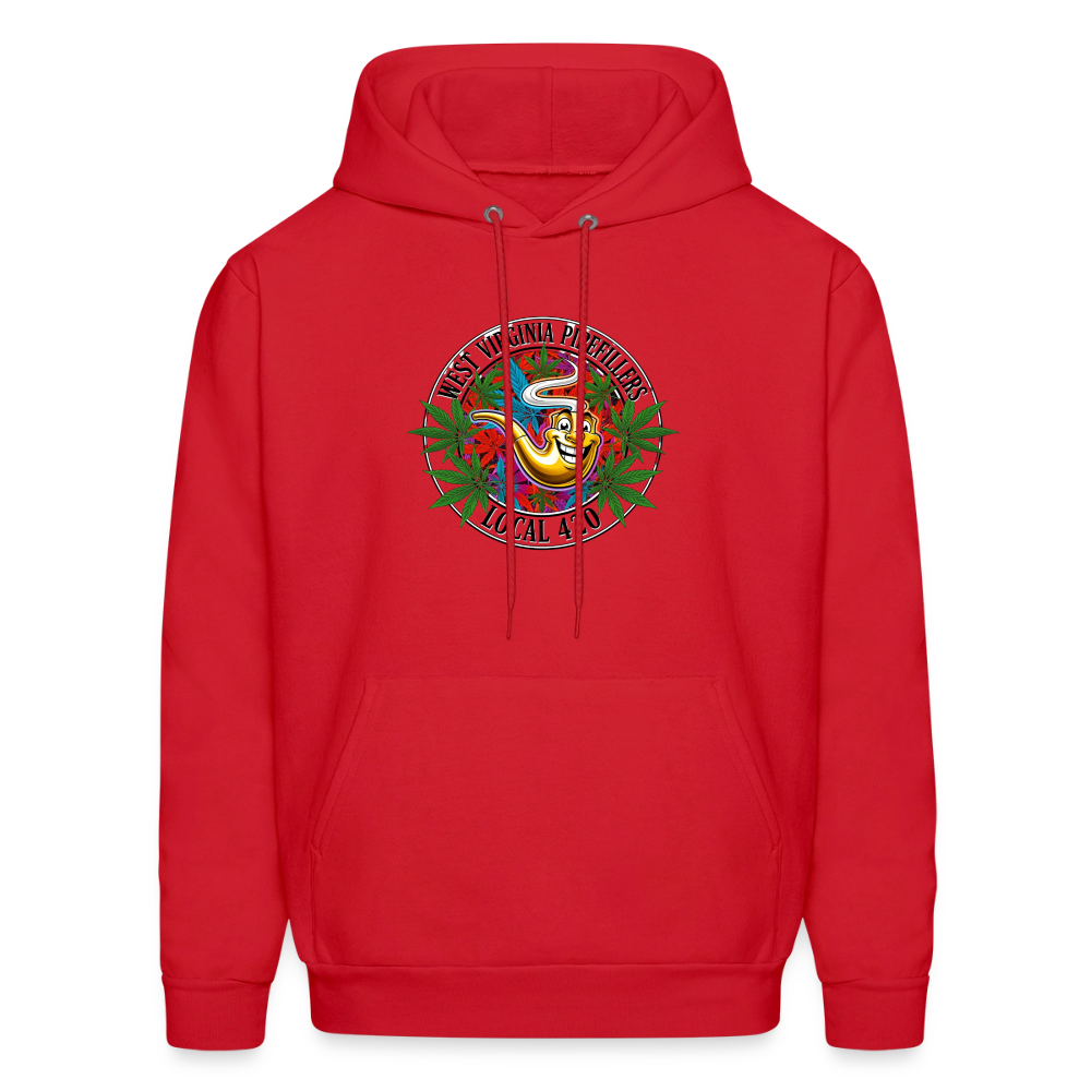 WEST VIRGINIA  PIPEFILLERS LOCAL 420 Men's Hoodie - red