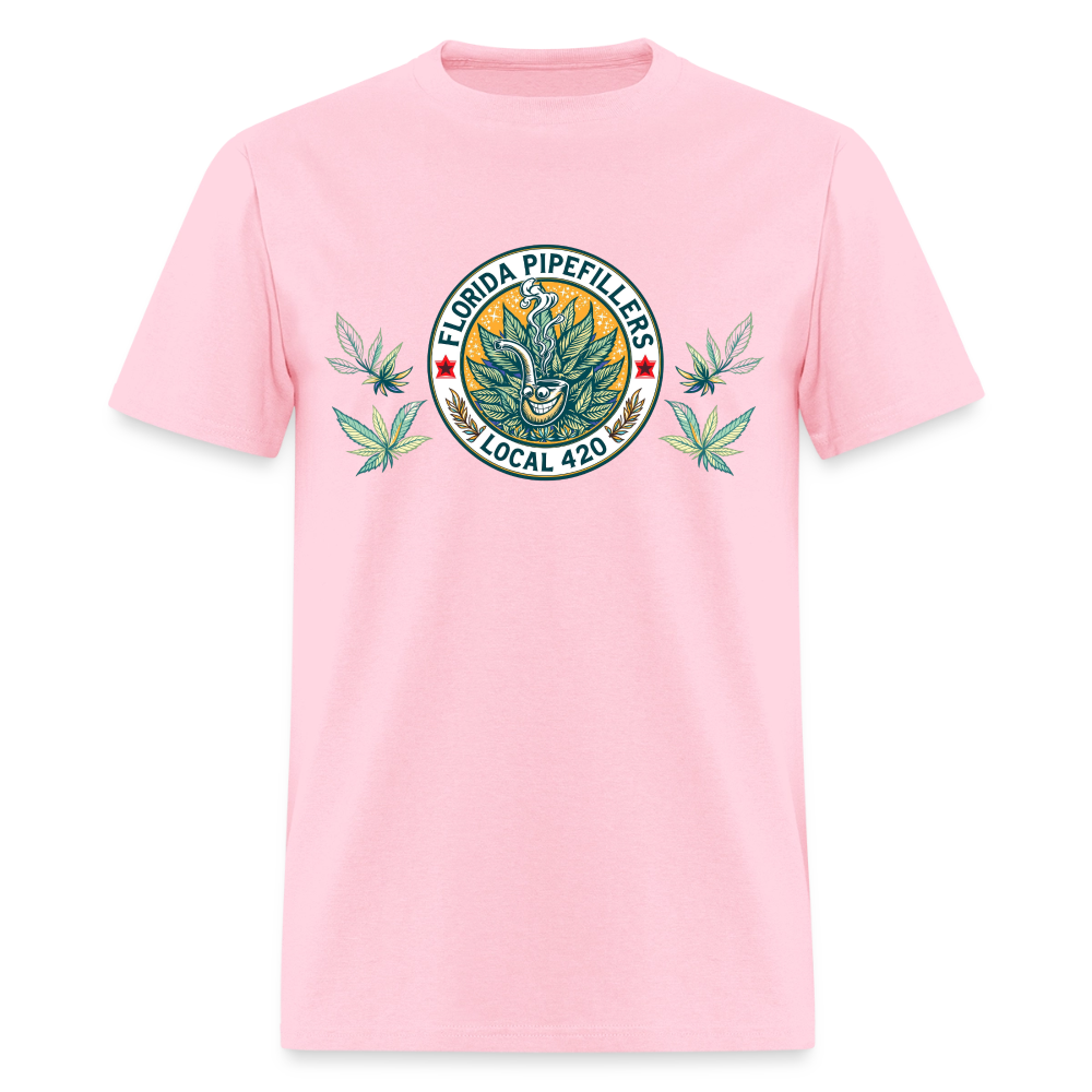 FLORIDA PIPEFILLERS LOCAL 420 Men's T-Shirt - pink