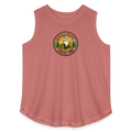 CHICAGO PIPEFILLERS LOCAL 420 F/B DESIGN Women's Curvy Relaxed Tank Top - mauve