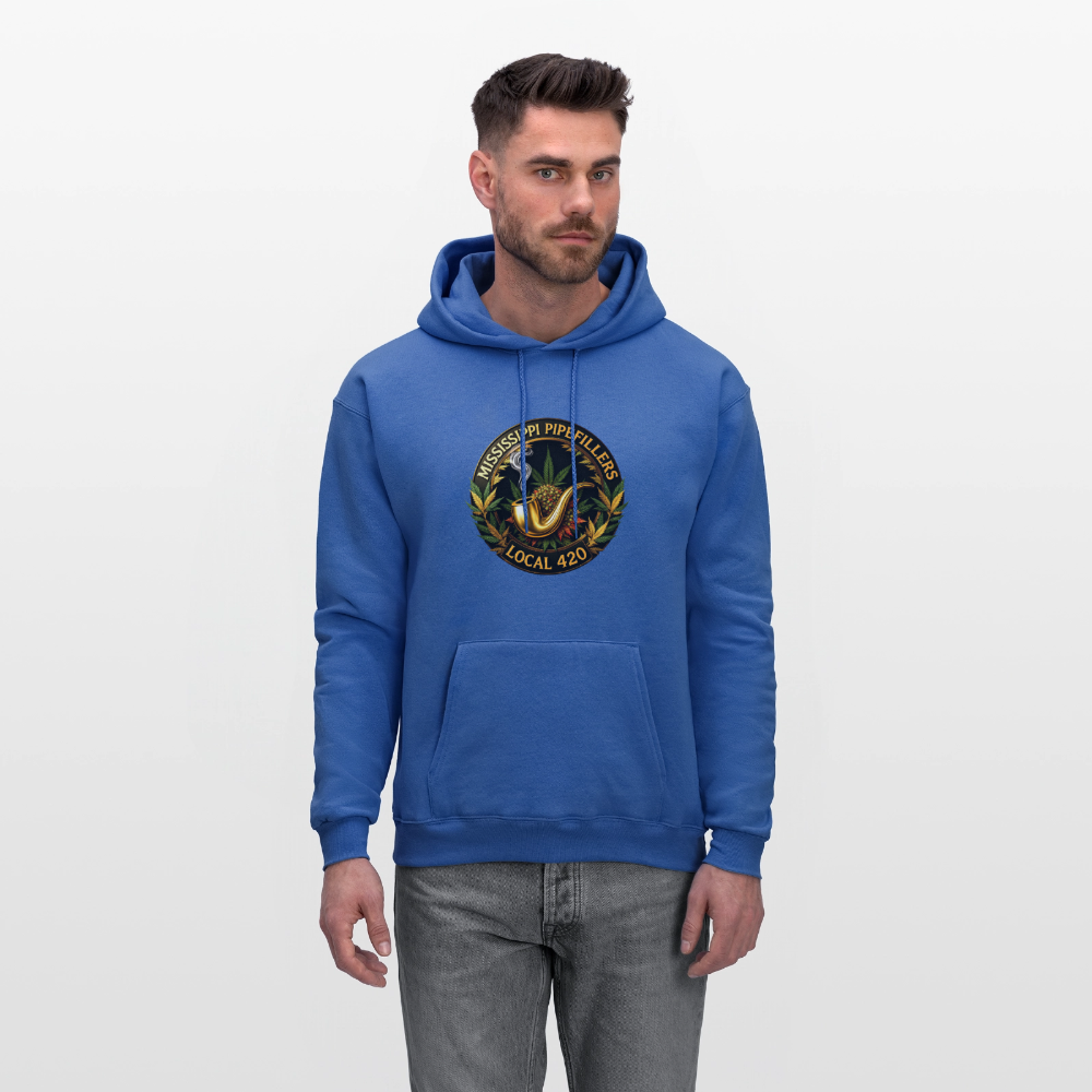 MISSISSIPPI PIPEFILLERS LOCAL 420 Men's Hoodie - royal blue