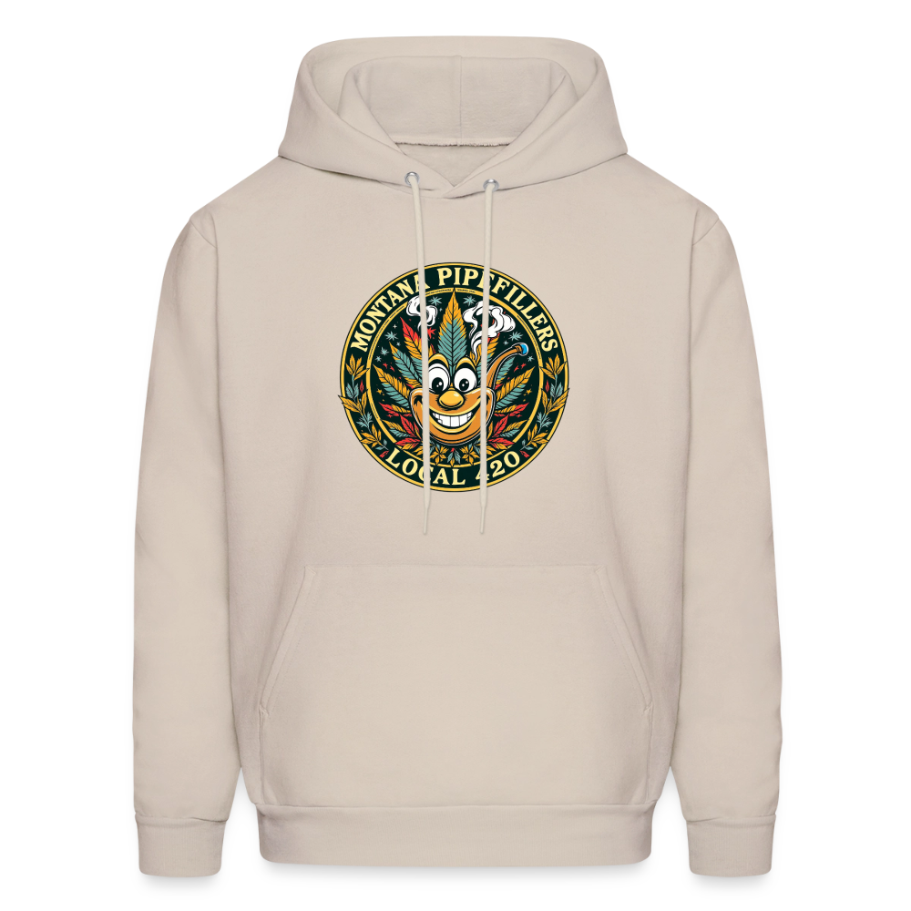 MONTANA PIPEFILLERS LOCAL 420 Men's Hoodie - Sand