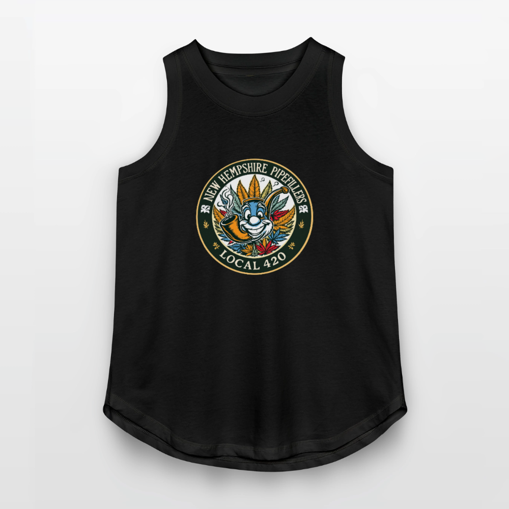 NEW HEMPSHIRE PIPEFILLERS LOCAL 420 Women's Relaxed Tank Top - black