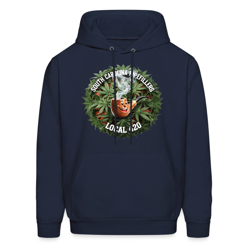 SOUTH CAROLINA PIPEFILLERS LOCAL 420 F/B DESIGN Men's Hoodie - navy