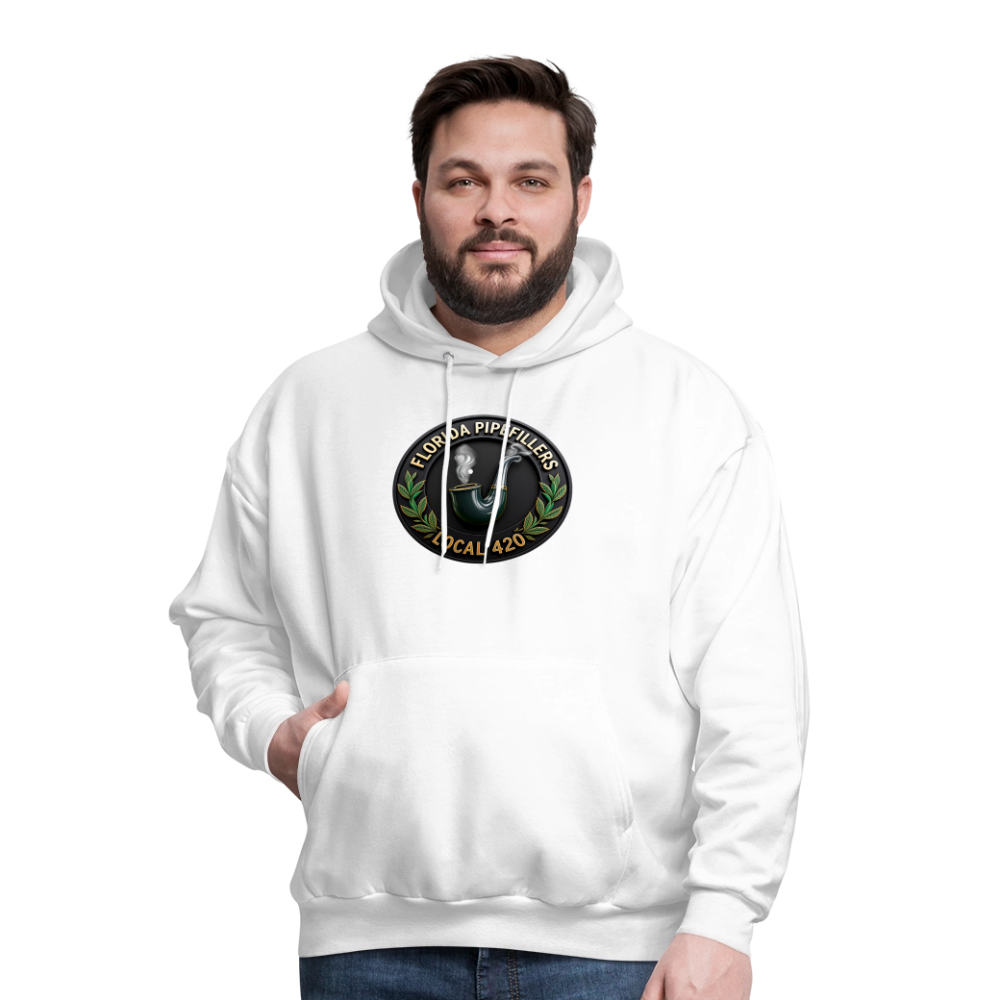 FLORIDA PIPEFILLERS LOCAL 420 F/B DESIGN Men's Hoodie - white