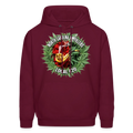 NORTH CAROLINA  PIPEFILLERS LOCAL 420 Men's Hoodie - burgundy
