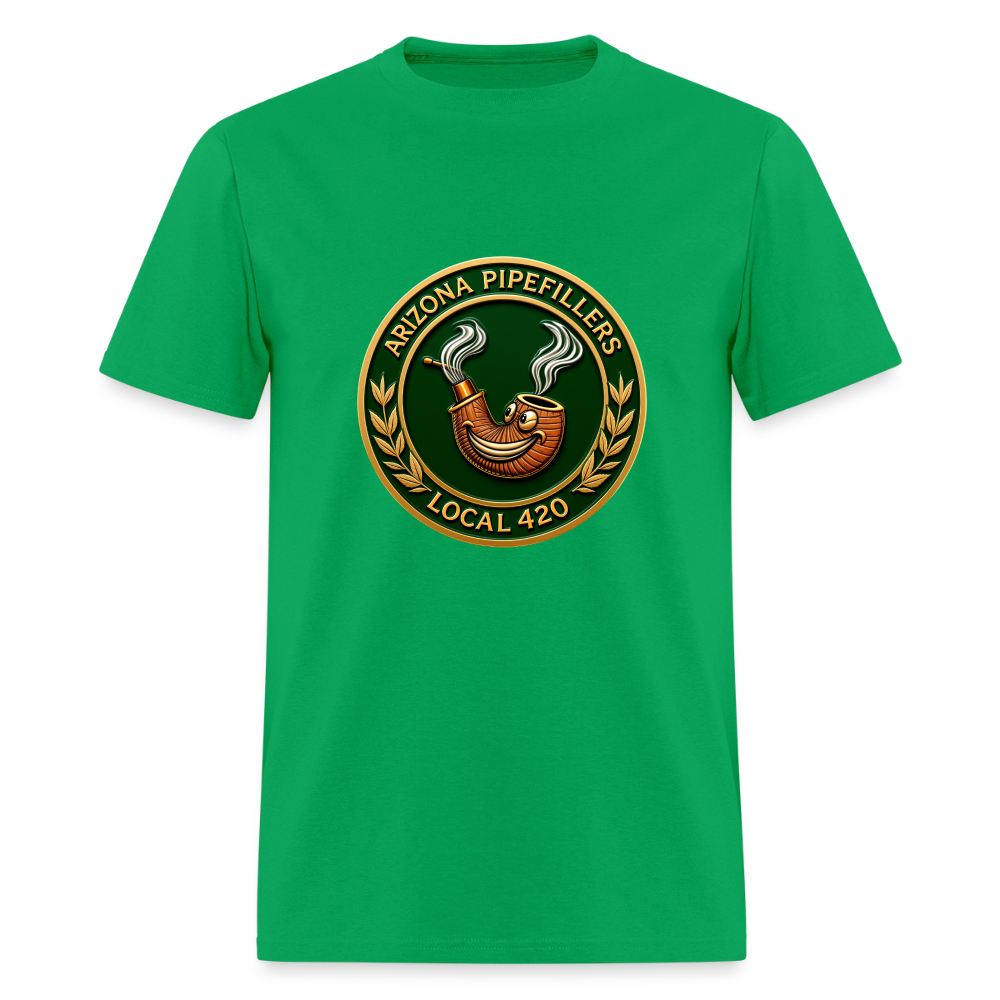 ARIZONIA PIPEFILLERS LOCAL 420 F/B DESIGN Men's T-Shirt - bright green
