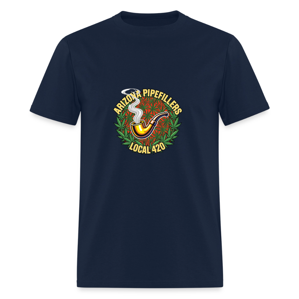 ARIZONA PIPEFILLERS LOCAL 420 MEN'S T-Shirt - navy