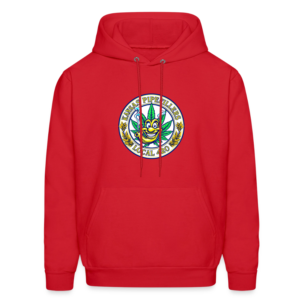KANSAS PIPEFILLERS LOCAL 420 F/B DESIGNS Men's Hoodie - red