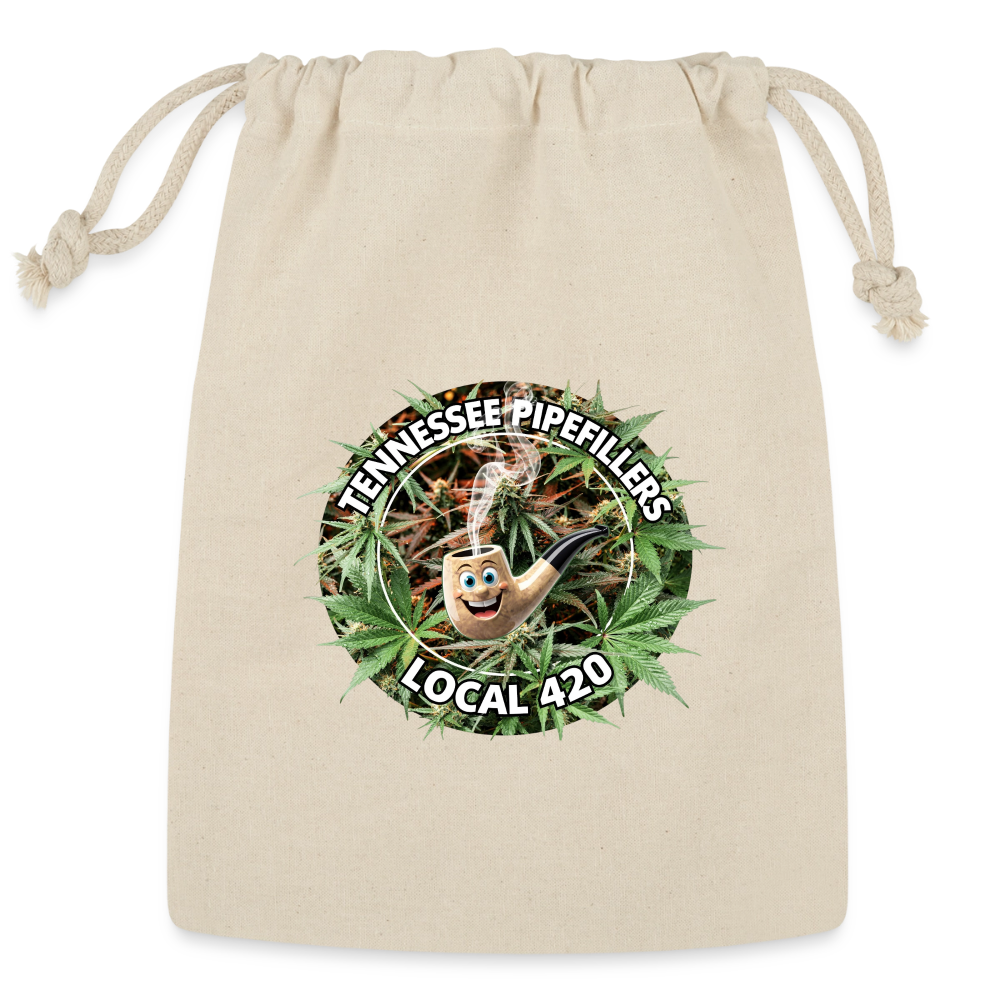 TENNESSEE PIPEFILLERS LOCAL 420 Reusable Gift Bag - Natural