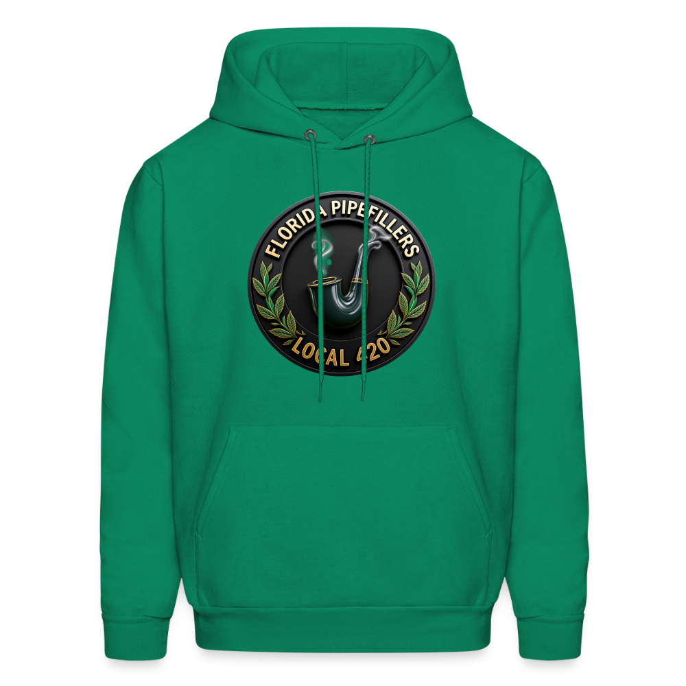 FLORIDA PIPEFILLERS LOCAL 420 Men's Hoodie - kelly green