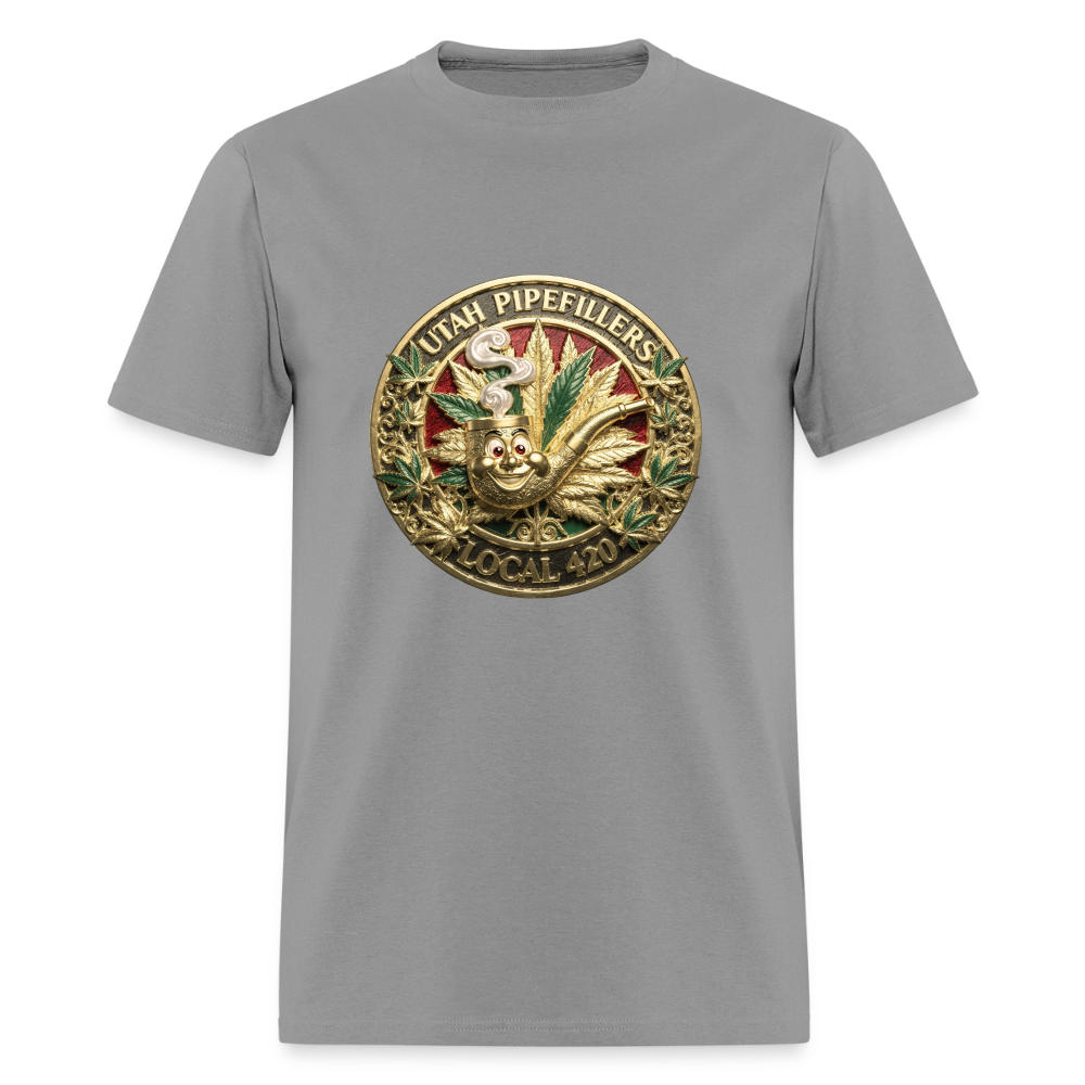 UTAH PIPEFILLERS LOCAL 420 Men's T-Shirt - rock