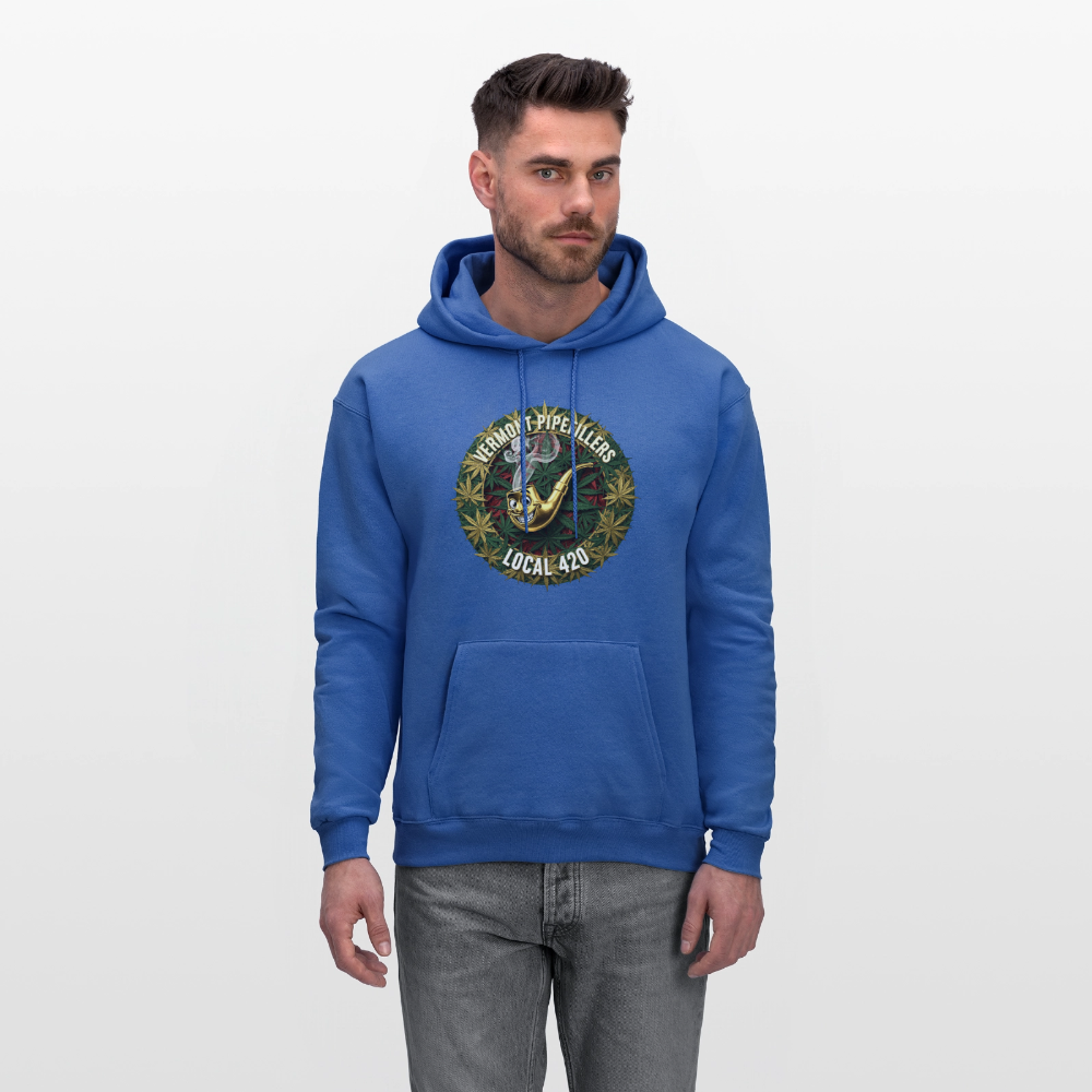 VERMONT PIPEFILLERS LOCAL 420 Men's Hoodie - royal blue