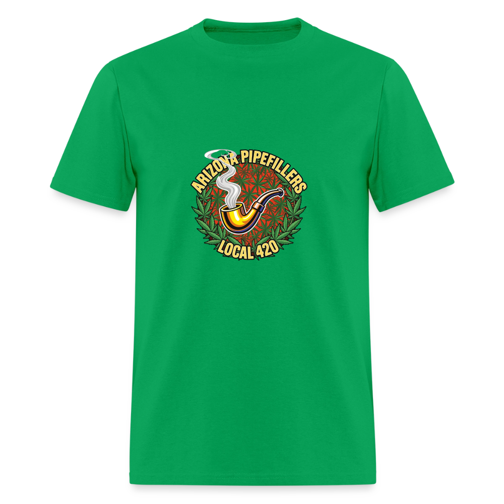 ARIZONA PIPEFILLERS LOCAL 420 MEN'S T-Shirt - bright green