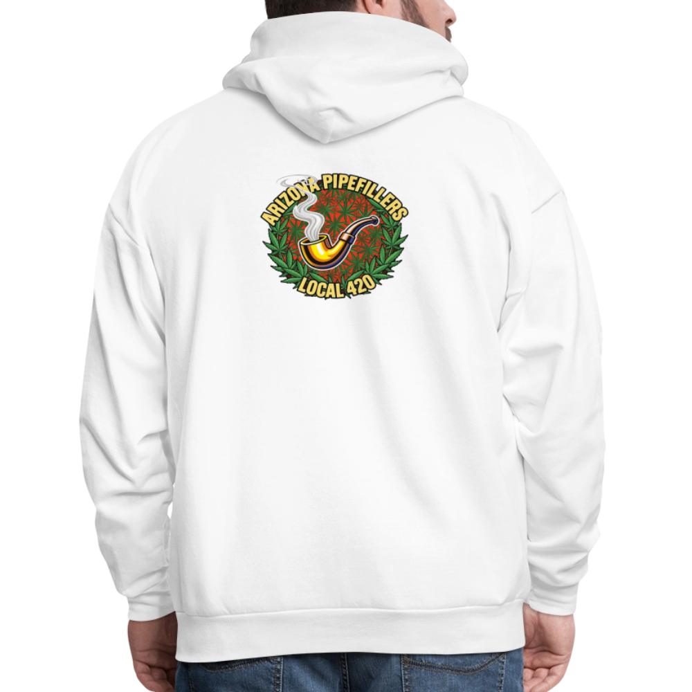 ARIZONA PIPEFILLERS LOCAL 420 F/B DESIGN Men's Hoodie - white