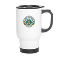 KANSAS PIPEFILLERS LOCAL 420 14oz Stainless Steel Travel Mug - white