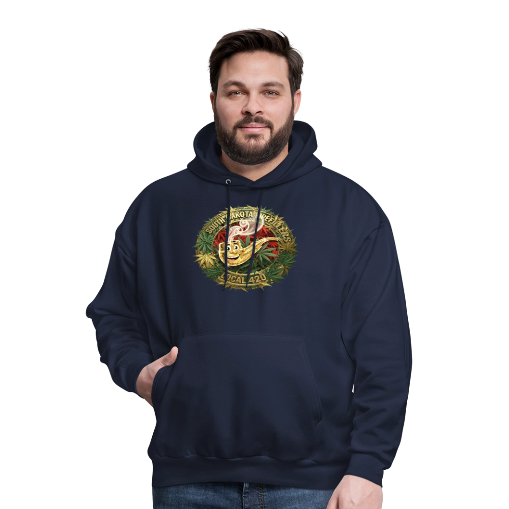 SOUTH DAKOTA PIPEFILLERS LOCAL 420  F/B DESIGN Men's Hoodie - navy