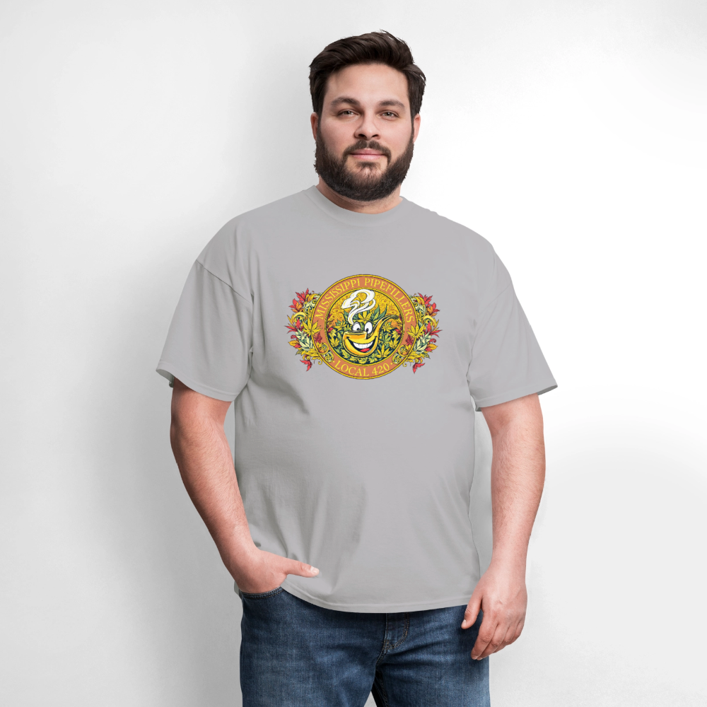 MISSISSIPPI PIPEFILLERS LOCAL 420 F/B DESIGNS Men's T-Shirt - rock