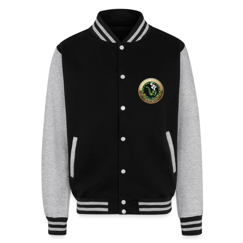 COLORADO PIPEFILLERS LOCAL 420 / 4 EMBLEM Unisex College Sweat Jacket - black/heather grey