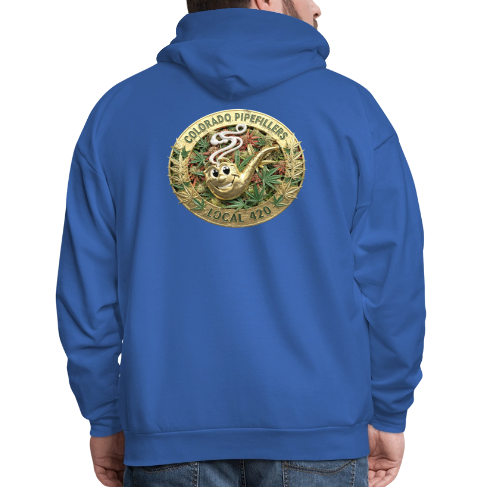 COLORADO PIPEFILLERS LOCAL 420 Men's Hoodie - royal blue