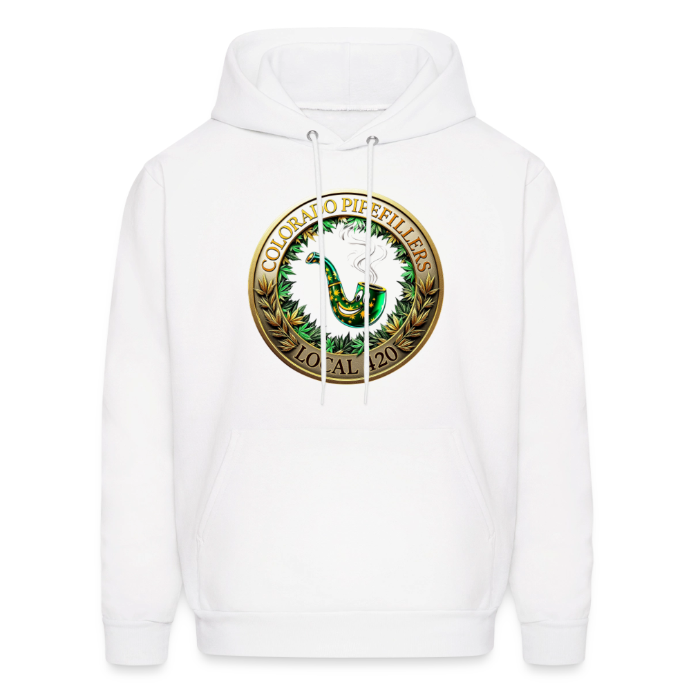 COLORADO PIPEFILLERS LOCAL 420 Men's Hoodie - white