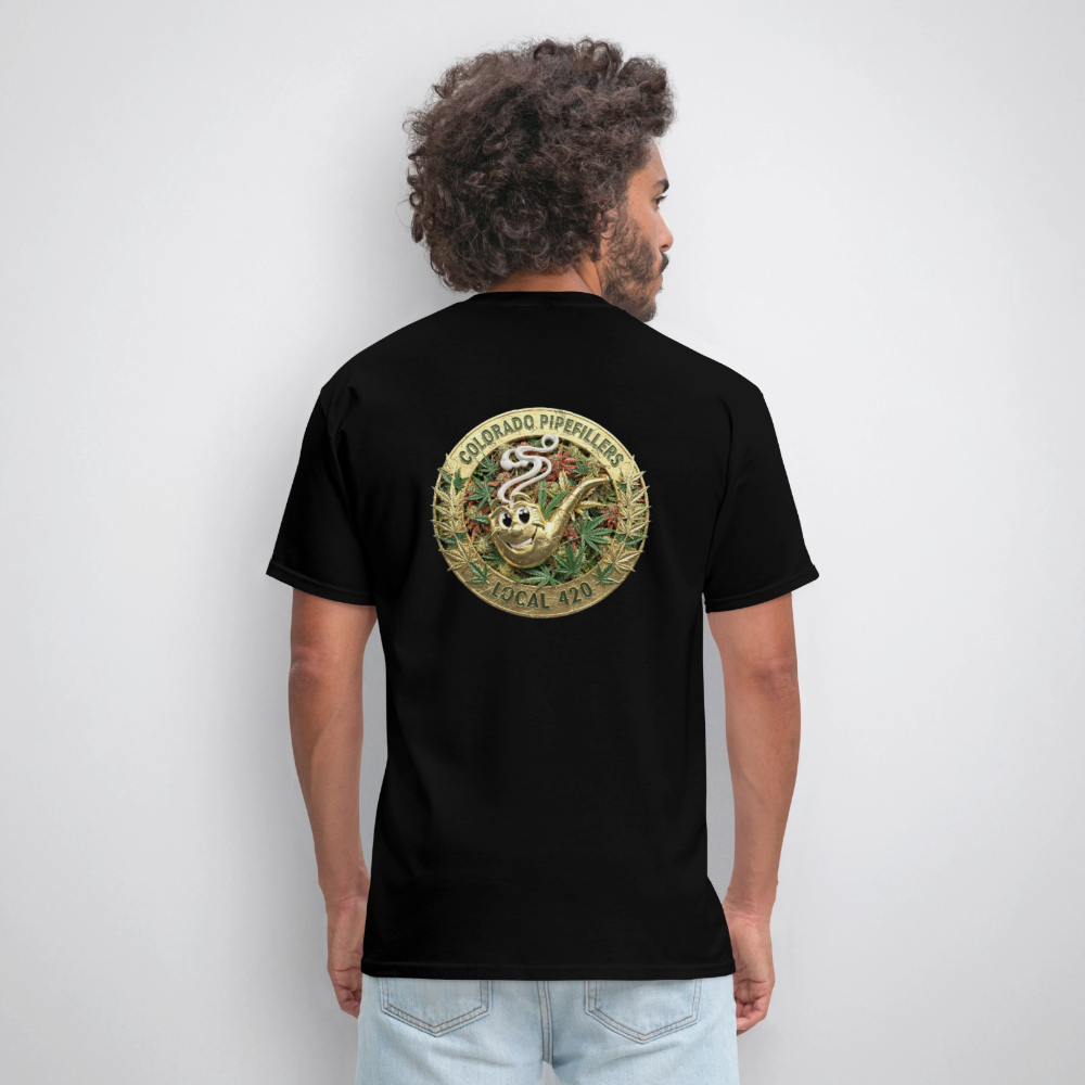 COLORADO PIPEFILLERS LOCAL 420 Men's T-Shirt - black
