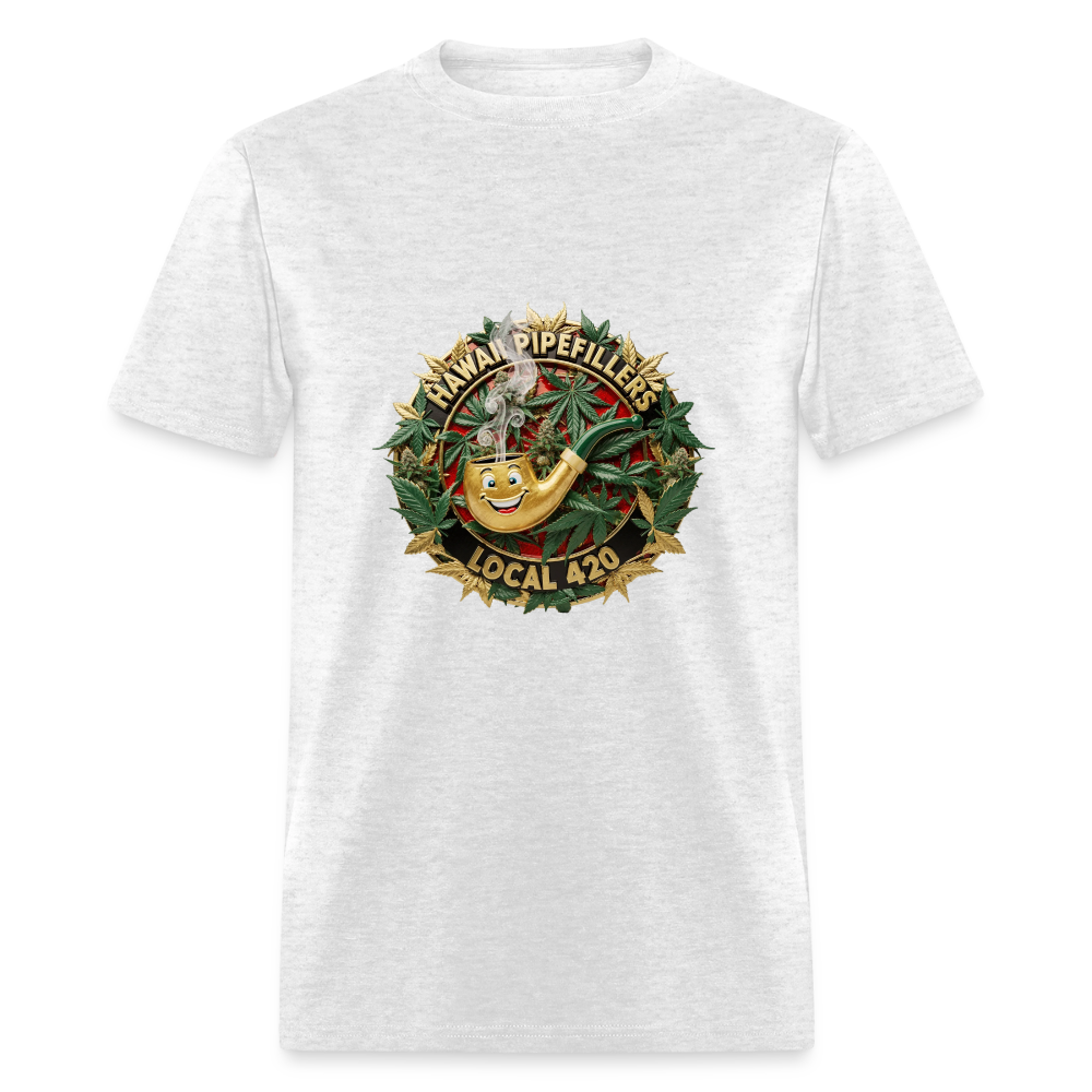 HAWAII PIPEFILLERS LOCAL 420 Men's T-Shirt - light heather gray