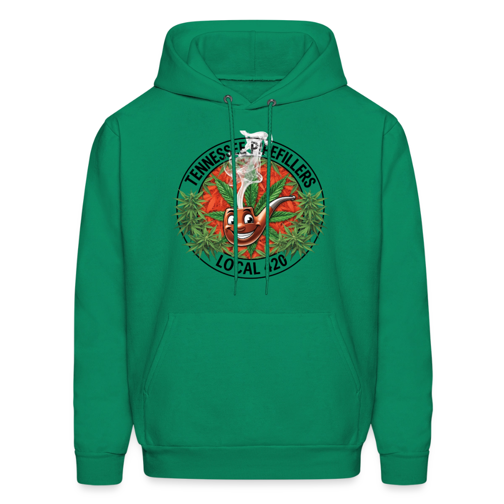 TENNESSEE PIPEFILLERS LOCAL 420 Men's Hoodie - kelly green