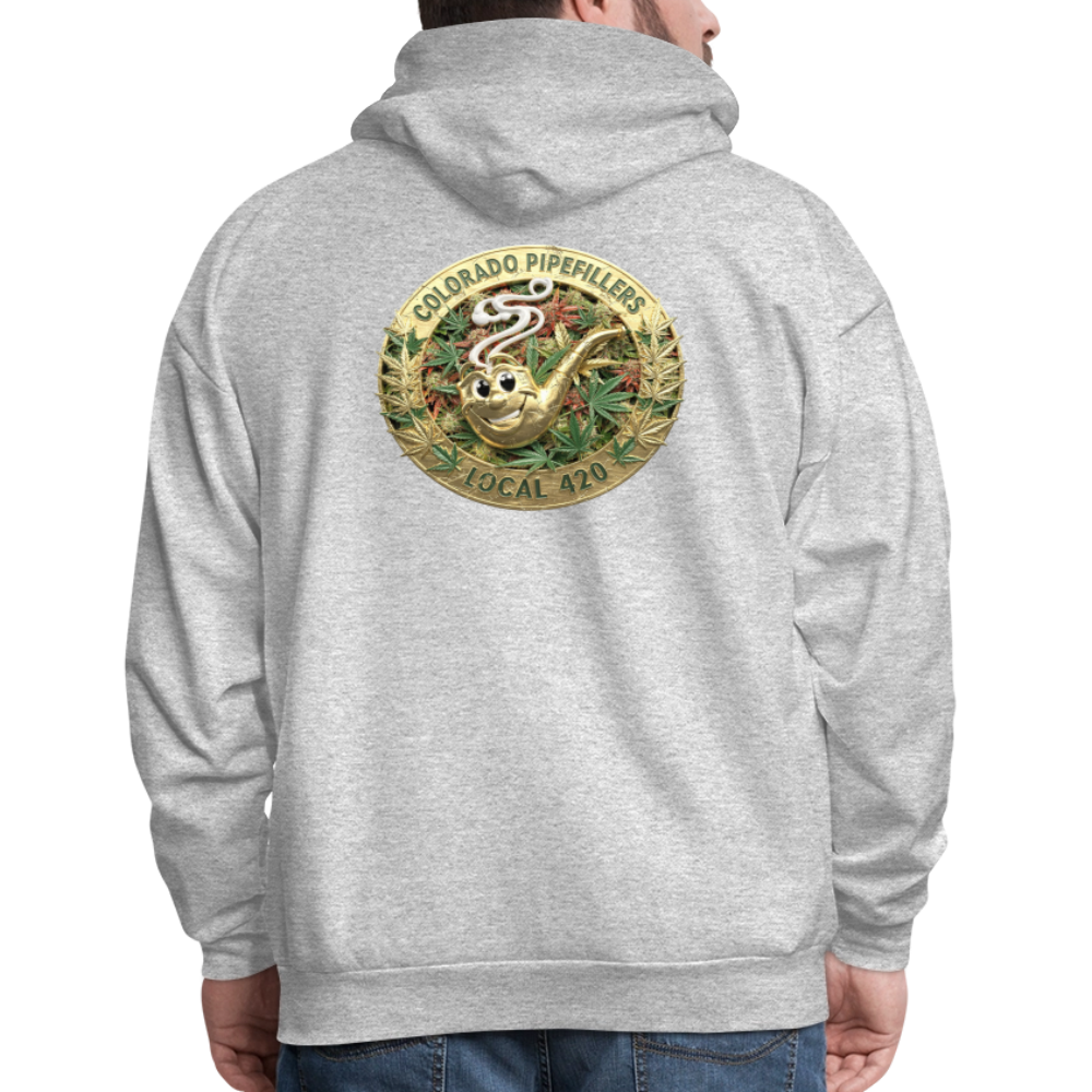 COLORADO PIPEFILLERS LOCAL 420 Men's Hoodie - heather gray