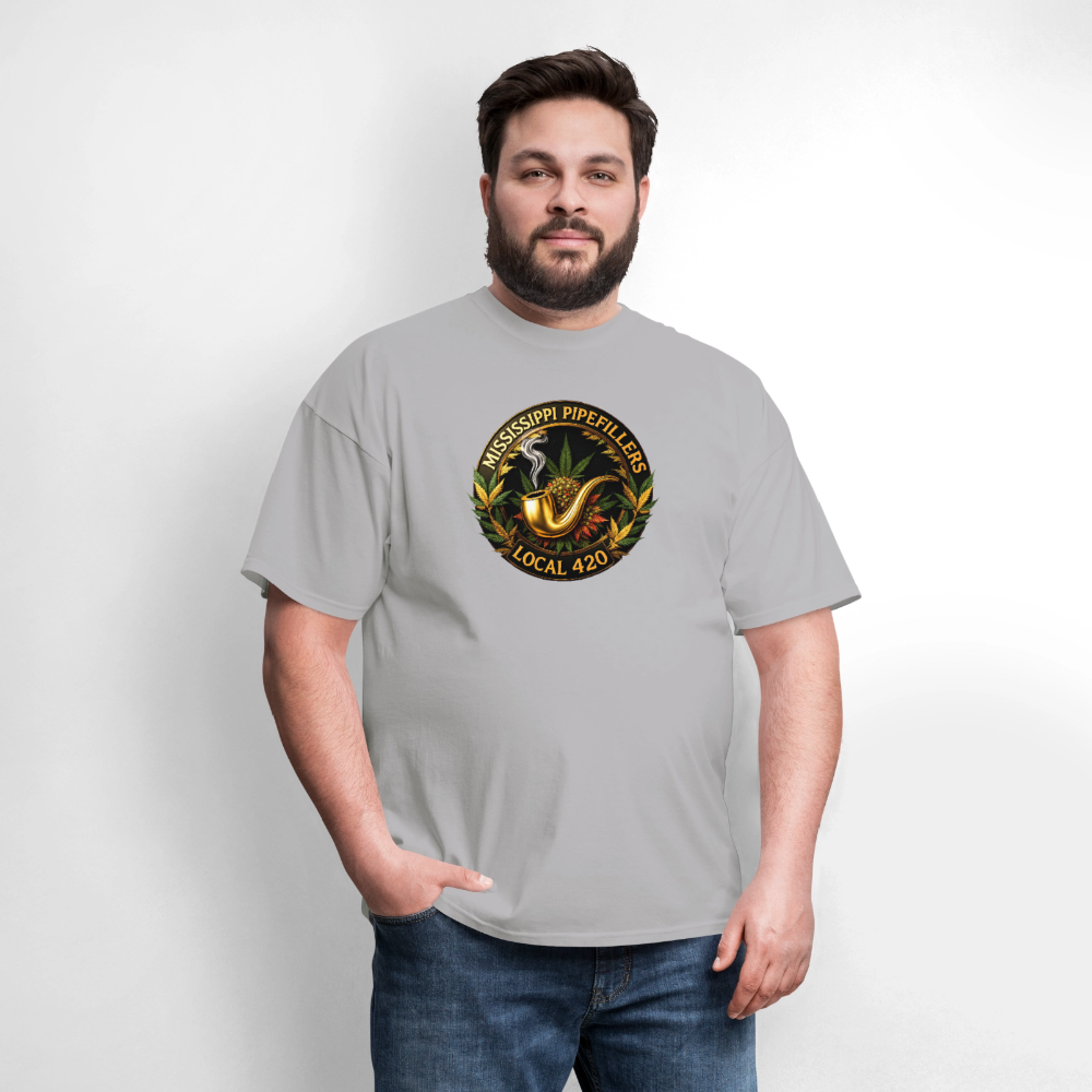 MISSISSIPPI PIPEFILLERS LOCAL 420 Men's T-Shirt - rock