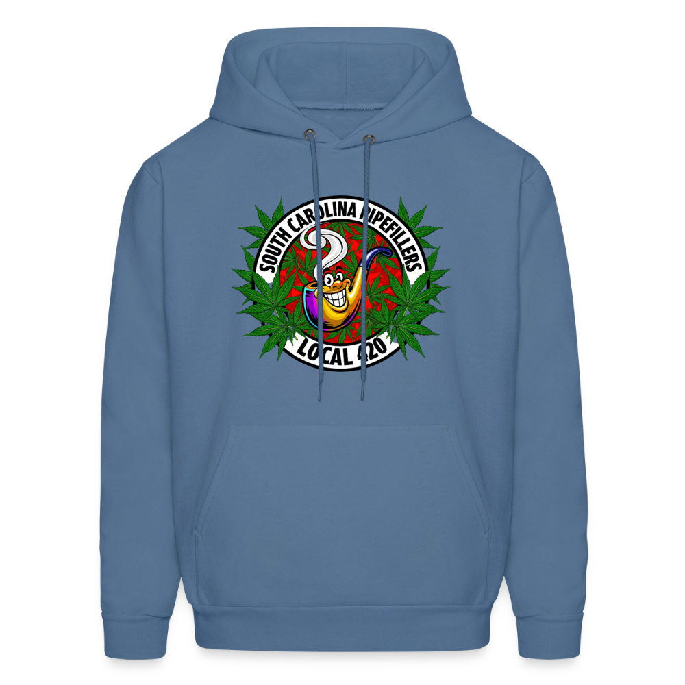 SOUTH CAROLINA PIPEFILLERS LOCAL 420 F/B DESIGN Men's Hoodie - denim blue