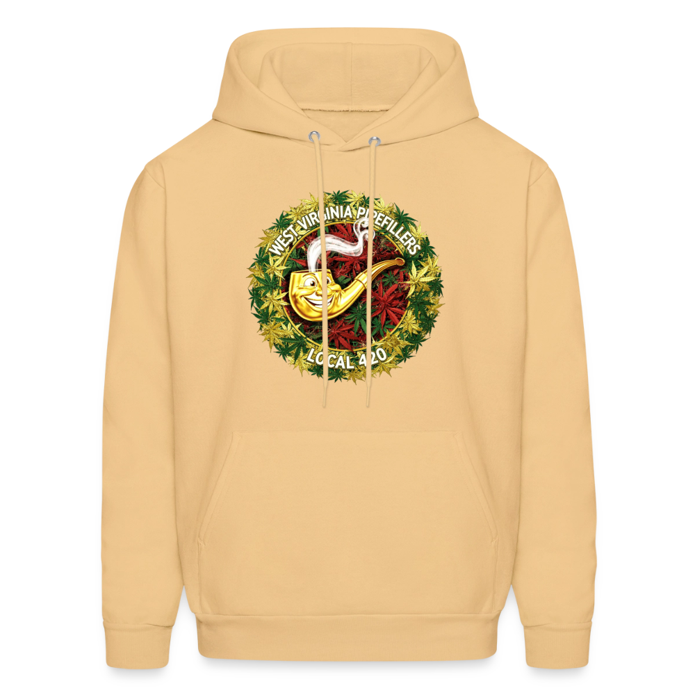 WEST VIRGINIA PIPIEFILLERS LOCAL 420 Men's Hoodie - light gold 