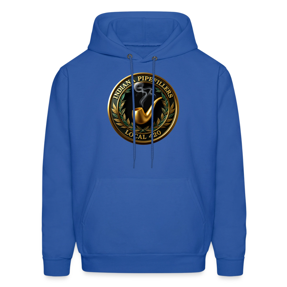 INDIANA PIPEFILLERS LOCAL 420 F/B DESIGN Men's Hoodie - royal blue