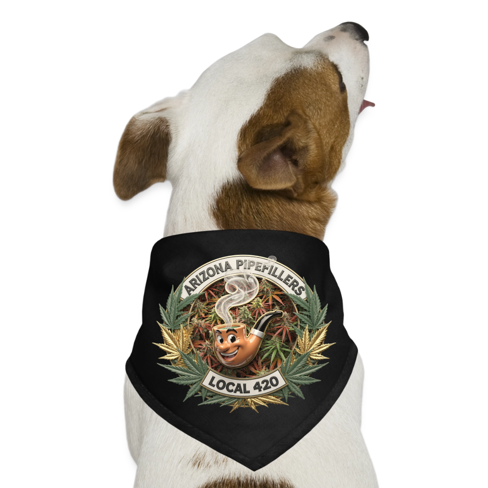 ARIZONA  PIPEFILLERS LOCAL 420 Union Dog Bandana - black
