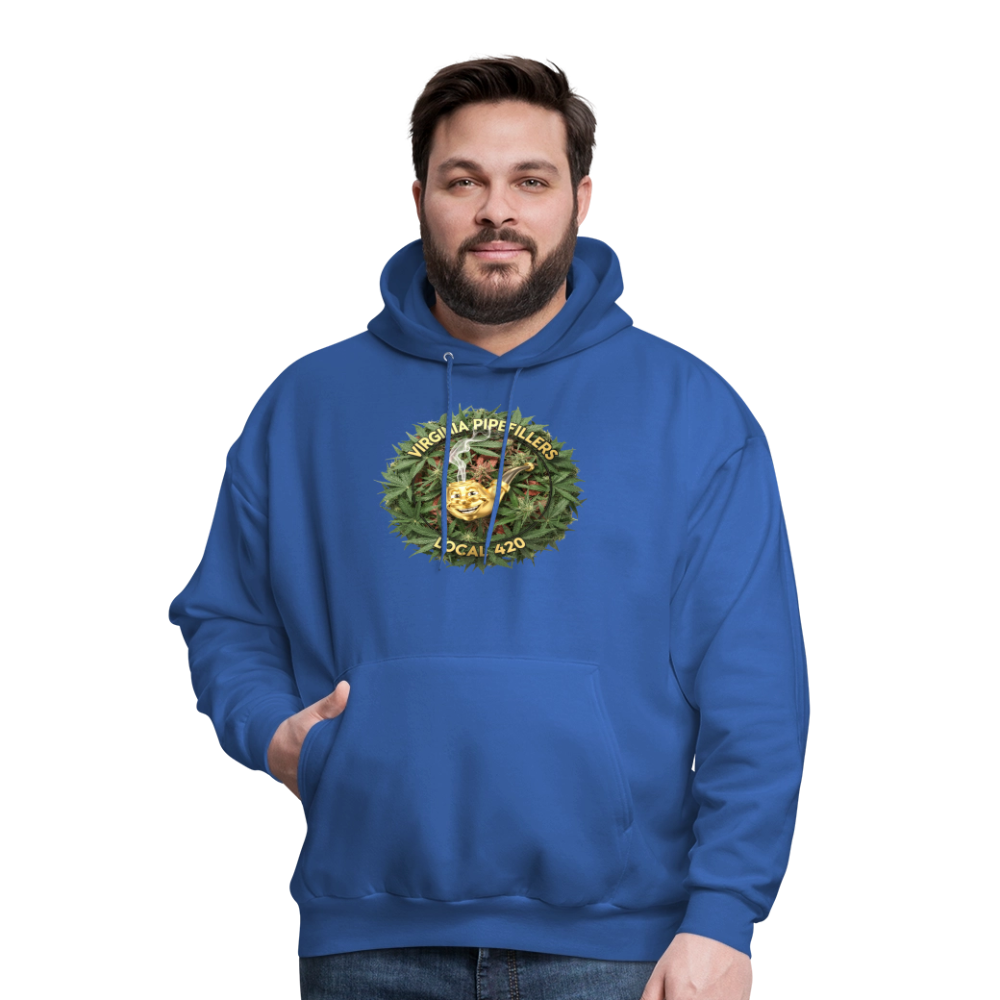 VIRGINIA PIPEFILLERS LOCAL 420 F/B DESIGN Men's  Hoodie - royal blue