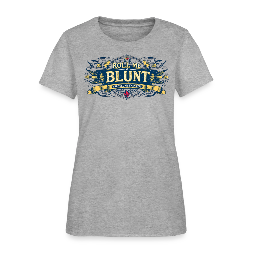 ROLL ME A BLUNT F/B DESIGNS Women's T-Shirt - heather gray