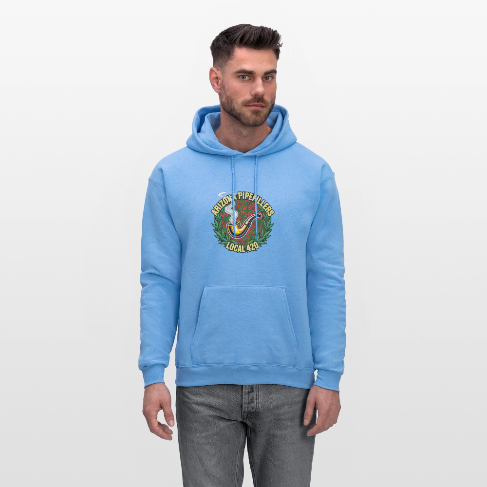 ARIZONA PIPEFILLERS LOCAL 420 F/B DESIGN Men's Hoodie - carolina blue