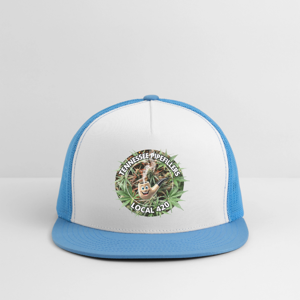 TENNESSEE PIPEFILLERS LOCAL 420 Trucker Hat - white/blue